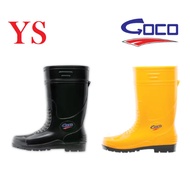 Goco 968 Black & Yellow Rain Boots | Rubber Boot | Kasut But Hujan Getah Hitam & Kuning I Wellington