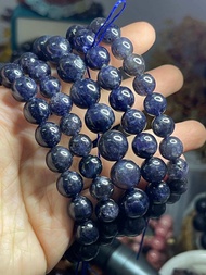 天然堇青石水晶手串Natural Crystal Iolite Bracelet | Gelang tangan crystal iolite4.5-12mm