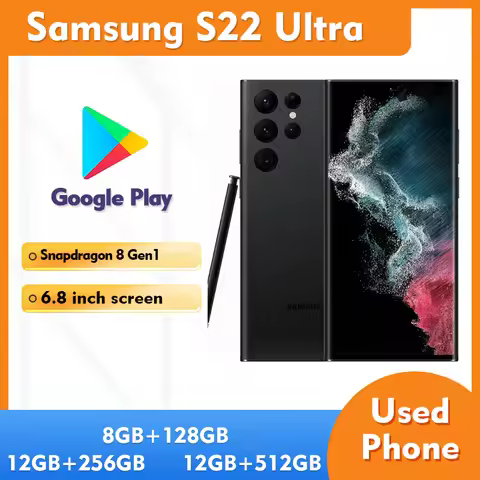 Samsung Galaxy S22 Ultra 5G ROM 128GB/256/512GB RAM 12GB/8GB SmartPhone S22U 6.8" Unlocked used Phon