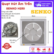 Quạt Hút Âm Trần Senko HT250 HT200 HT150 Công suất 35W Quạt Hút Gió Thoáng Khí Nhà Vệ sinh Nhà Bếp