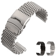 Milanese Shark Mesh wristband For B-reitling S-eiko OMG Watchband18mm 20mm 22mm 24mm Stainless Steel Watch Band Strap Bracelet