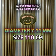 CARBON SUTET MENTAH D-7.11mm S-110cm