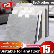 [New] YQian Vinyl Flooring 45 x 45cm&60X60cm Self Adhesive vinyl floor Thickened wear-resistant Wate