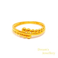 Dreams Jewellery Cincin Boba Emas 916 Original / Boba 916 Ring Original