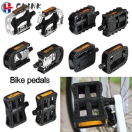 CHINK 1 Pair E-bike Folding Pedals Aluminum Alloy Foot Pegs Cycling Supplies Scooter Parts