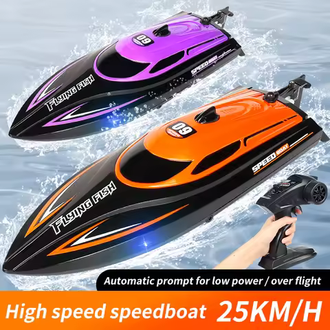HJ812 HJ811 25km/H 2.4G High-Speed Remote Control Racing Boat with Led Night Light /High Speed R/C b