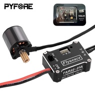 PYFORE 25A ESC 1212 3500KV Outer Rotor Motor Brushless Combo for TRX4M SCX24 FMS FCX18 FCX24 1/18 1/