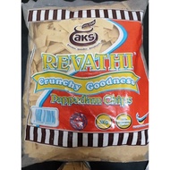 AKS Kerepek / Keropok Pappadam/Papadam Chips {Halal Malaysia) repack 100g+-