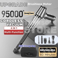 95000Pa Wireless Car Vacuum Cleaner Strong Suction Handheld Auto Vacuum Home & Car Dual Use Mini Vac