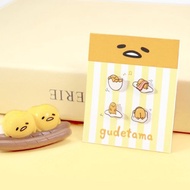 Gudetama經典系列-蛋黃哥造型耳環組-美食款