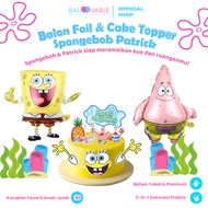 Spongebob Patrick Foil Balloon Spongebob Cake Topper/
