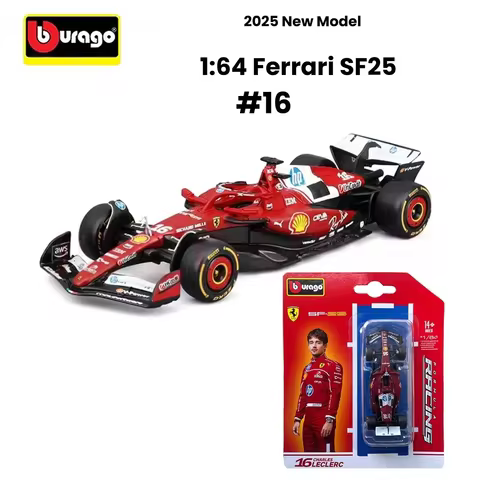 Bburago New Arrival 1:64 F1 Racing Car Model Red Bull RB21 Ferrari Mercedes McLaren Team Collectible