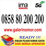 Nomor Cantik IM3 Indosat Prabayar Support 5G Nomer Kartu Perdana 0858 80 200 200