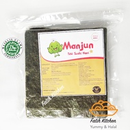 Manjun Seaweed Sushi Nori 100 Sheets Halal - Seaweed