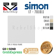 Simon I7 Single Light Switch 1 Gang 1 Way Single - 701011