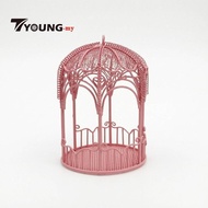 [Available] Gazebo Candle Holder Lattice Miniature Gazebo for Dollhouse Collectors, Tabletop Display