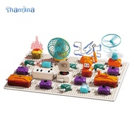 [Shamjina] Electronic Building Blocks DIY Science Circuit Kit Electric Science Circuit Kit Hands-on 