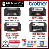 Brother DCP-T230 / DCP-T430W / DCP-T530DW / DCP-T730DW A4 3-in-1 Wireless Airprint Inkjet Printer In