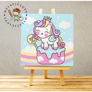 Paint BY NUMBER Canvas 20X20 New UNICORN