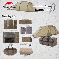 Tenda camping 6 orang double layer luxury tunnel tent Naturehike