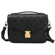 Louis Vuitton LV M41487 Pochette Métis 質感牛皮壓紋兩用郵差包.黑