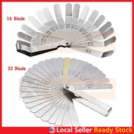 Metric Feeler Gauge Thickness Gauge 32/17/16/14 Blade Filler Feller Engine Valve Tappet Clearance Ad