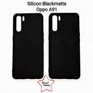 Oppo A91 Reno 3 Silicon Blackmatte/ Phone Case Casing