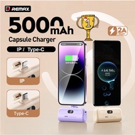 REMAX RPP-632 RPP-633 Capsule Series Mini Portable Flight Safe 2A Quick Charge Built In PD Power ban