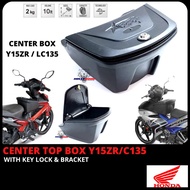 YAMAHA Y15 LC135 CENTER TOP BOX WITH KEY LOCK AND BRACKET BAKUL TENGAH MOTOR YAMAHA SIAP BRACKET DAN KUNCI