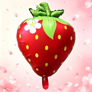 1pcs Metallic Balloons Strawberry Fruit Love 65cm Birthday Party Party Decoration Balloons