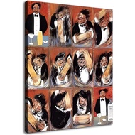Martini Yes Painting Vintage Giclee Canvas Prints Wall Art Décor Framed 16x20