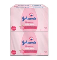 Johnson จอห์นสัน สบู่เด็ก 75 ก. แพ็ค 3-4 ก้อน มี 3 สูตร คลาสสิก บลอสซัม  มิลค์ กลิ่นหอมธรรมชาติ ดอกไ