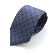 GUCCI 絲質領帶 領帶 藍色 新款男式