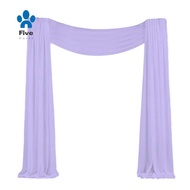 For Wedding Arch Draping Fabric 29.5 Inch X 26.25 Feet Sheer Curtain for Wedding Ceremony On-Site Ar