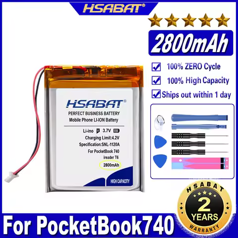 HSABAT JL18-A30 2800mAh Battery for PocketBook 740 PocketBook740 PocketBook 740 PRO for Inkpad 3 Pro