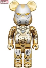 [現貨] 1000% Bearbrick Sorayama Ironman Reverse 1000% 空山基 鋼鐵俠 第二代 Marvel