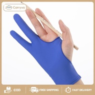 1pc Black 2 Fingers Anti-fouling Gloves Anti Touch Hand Drawing Writing Glove