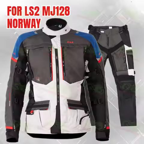 For LS2 MJ128 NORWAY Men's Motorcycle Riding Clothing Waterproof Jacket Four Seasons Riding Jacket P