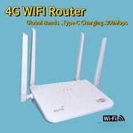 2025 UPGRADED 4G CPE Modem C600 (C300 Enhanced) WiFi 6 Router Unlimited Internet Tanpa Had | Support