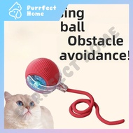 【Purrfect Home】Smart Interactive Cat Ball Obstacle Avoidance USB Rechargeable Long Battery Food Grad