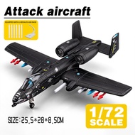 LEO 1:72 หุ่นยนต์ A-10 Thunderbolt II แบบหล่อสำหรับเด็กชาย ของเล่น งานอดิเรก ของขวัญ