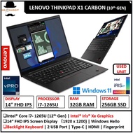 Lenovo ThinkPad X1 Carbon Gen 10 | 1 Year Warranty T&C | Core i7 12th Gen Laptop | 32GB RAM 1TB SSD