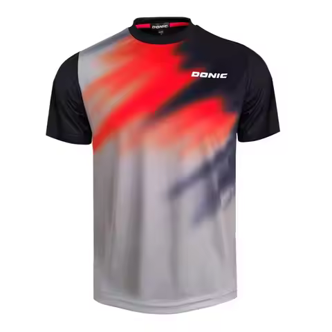 Zhang Jike's Same Style DONIC Table Tennis Jersey, Quick Dry Sports T - Shirt
