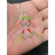 HYDROCYNUS ASSIST MICROHOOK CONTENTS 2 PCS FOR JIG 5-15 GRAM RESIN GID