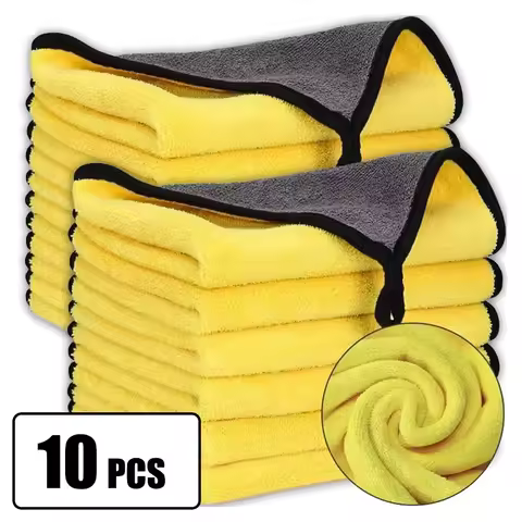 Car Wash Microfiber Towel 30x30/60CM Car Cleaning Drying Cloth Hemming Car Care Cloth Detailing Car