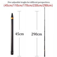 290Cm Carbon Fiber Invisible Extended Edition Selfie Stick For Insta360 ONE X2 / ONE RS / ONE R Accessories For Gopro Insta 360