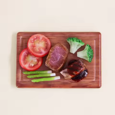 Creative Realistic Tomahawk Steak Fridge Magnet Miniature Model Highly Realistic Numerous Details Ho