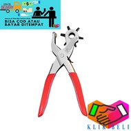 Klik-Beli Tang Pembolong Sabuk Kulit Kertas Plastik Hole Puncher