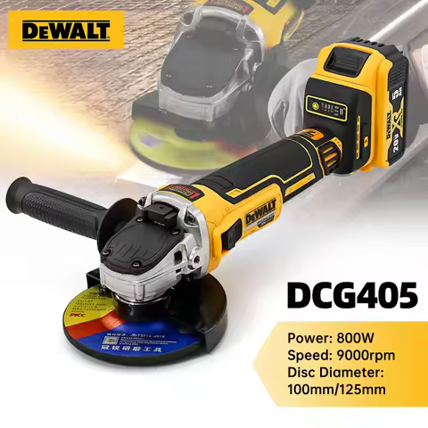 DEWALT DCG405 125mm M14 flat head angle grinder bare machine tool cutting machine brushless 18V lith