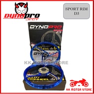 (100% ORIGINAL ) DYNO PRO D3 ENKEI SPORT RIM YAMAHA Y16ZR / Y15ZR BLUE BIRU SPORT RIM CNC 3 BATANG A